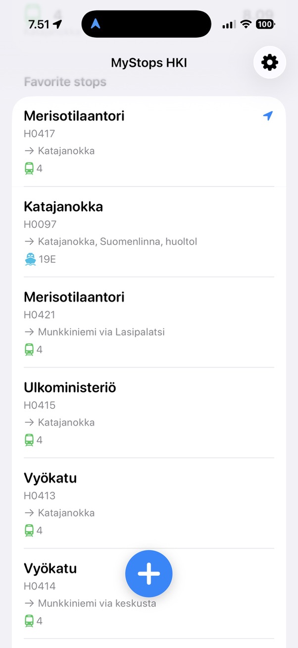 Transport app