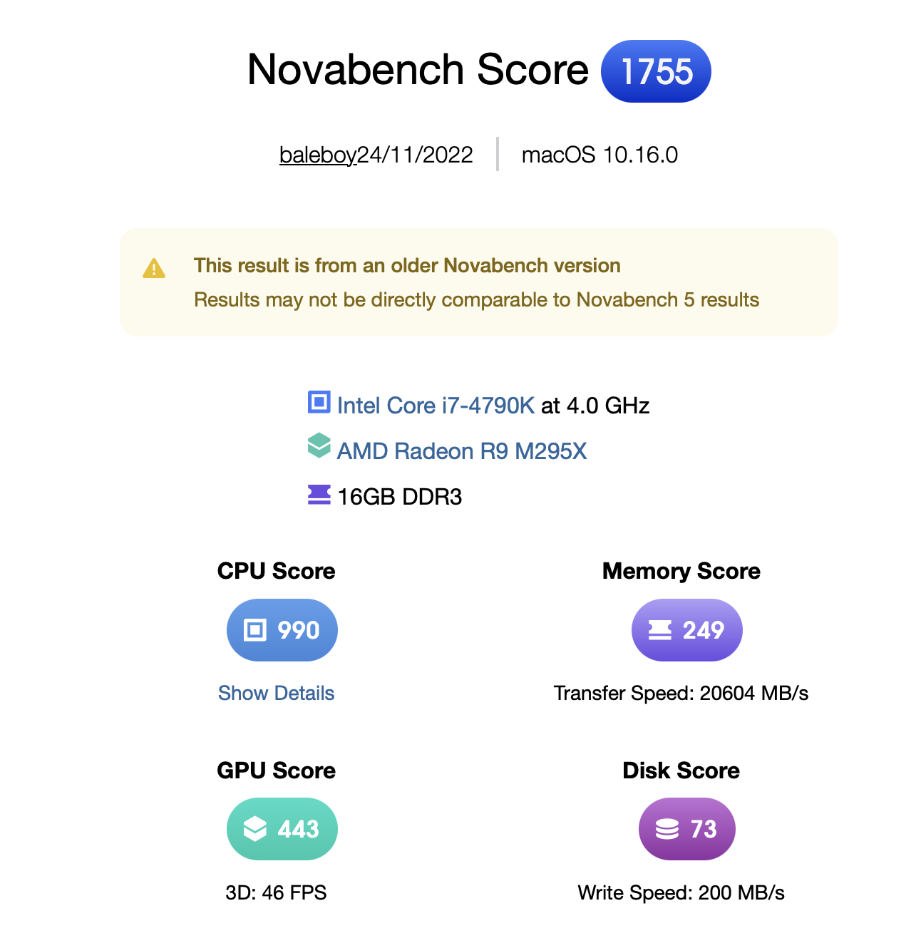 Novabench